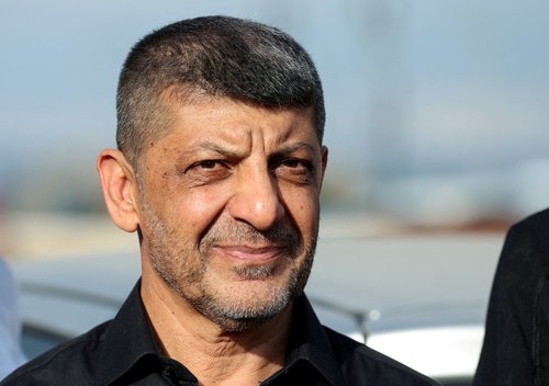 FILE PHOTO: The head of Hezbollah's media office, Mohammad Afif, attends a media gathering in Beirut