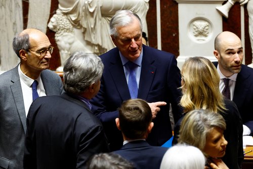 Questions to the government session at the National Assembly in Paris