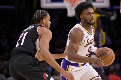 NBA: Portland Trail Blazers at Los Angeles Lakers