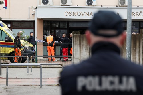 Knife attack in a primary school, in Zagreb