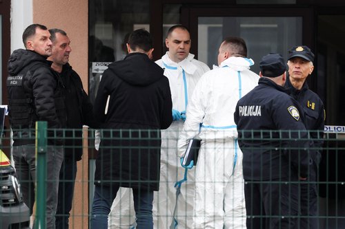 Knife attack in a primary school, in Zagreb