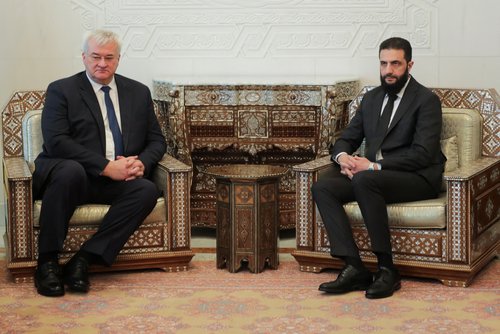 Lider Sirije Ahmed al-Sharaa (Abu Mohammed al-Golani) se susreo sa ukrajinskom delegacijom predvođenom ministrom vanjskih poslova Andrii Sybiha
