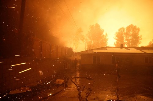 FILE PHOTO: Wildfires in California