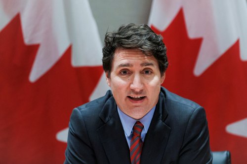 Canada's PM Trudeau holds an event in Toronto