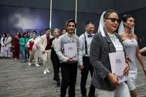 LGBTQ+ couples register as Thailand’s same-sex marriage law takes effect in Bangkok