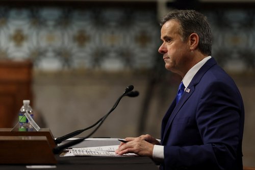 Senate Select Intelligence Committee confirmation hearing on Capitol Hill in Washington
