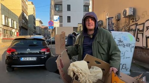 djenkec kao beskucnik u sarajevu