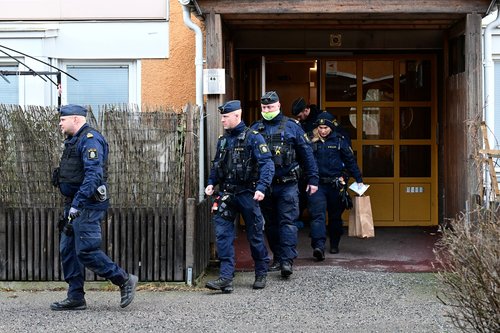 Police carry out operations in Sodertalje