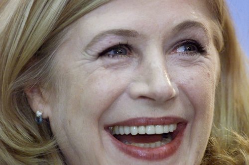 FILE PHOTO: British actress Faithfull addresses a news conference at the 51st Berlinale International Film Festival