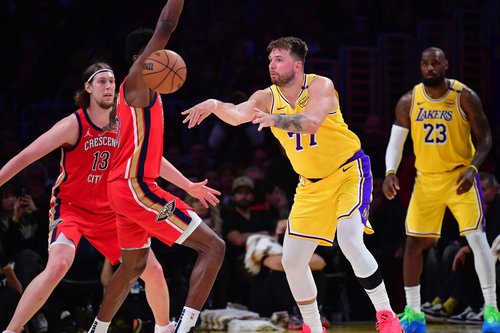 NBA: New Orleans Pelicans at Los Angeles Lakers