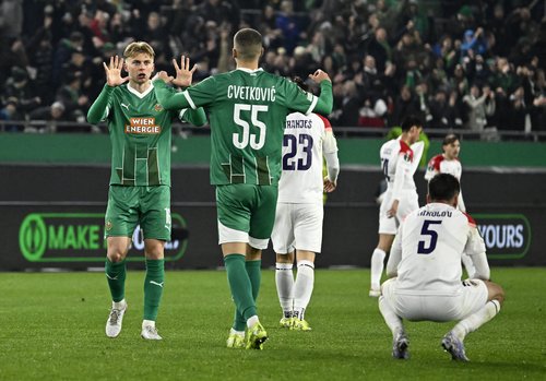 Conference League - Round of 16 - Second Leg - Rapid Vienna v Borac Banja Luka