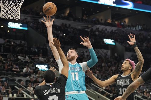 NBA: Charlotte Hornets at San Antonio Spurs