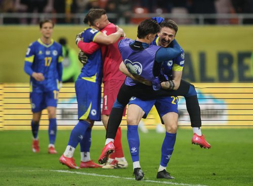 World Cup - UEFA Qualifiers - Group H - Romania v Bosnia & Herzegovina