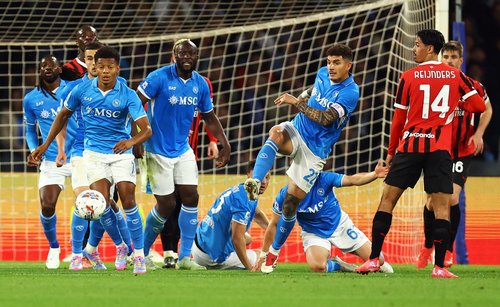 Serie A - Napoli v AC Milan