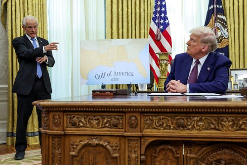 FILE PHOTO: U.S. President Donald Trump signs executive orders for reciprocal tariffs in Washington
