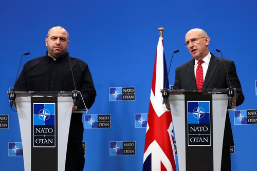 Ukraine Defence Contact Group is convened by the UK and Germany, in Brussels