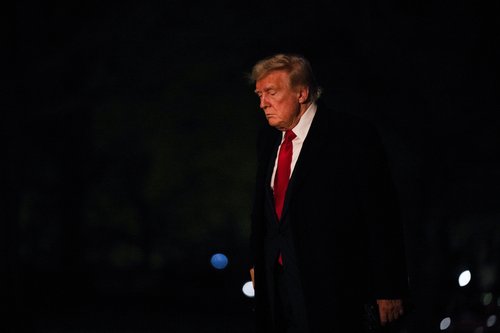 U.S. President Trump returns to White House in Washington