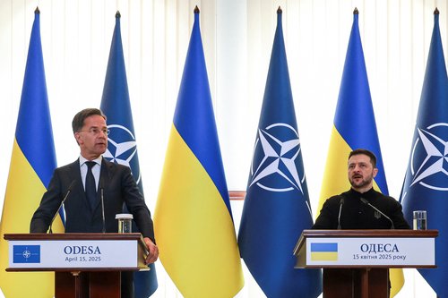 NATO Secretary General Rutte visits Ukraine