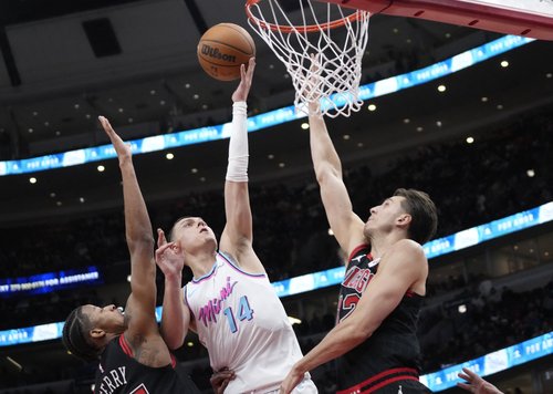 NBA: Miami Heat at Chicago Bulls