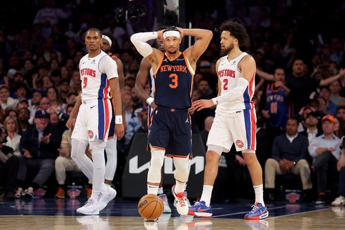 NBA: Playoffs-Detroit Pistons at New York Knicks