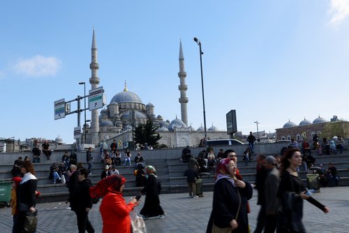 Aftermath of earthquake in Istanbul