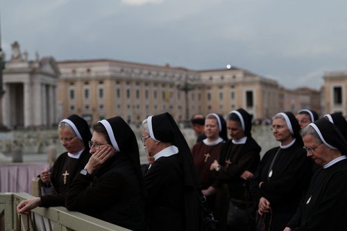 Pope Francis lies in state in St. Peter's Basilica at the Vatican