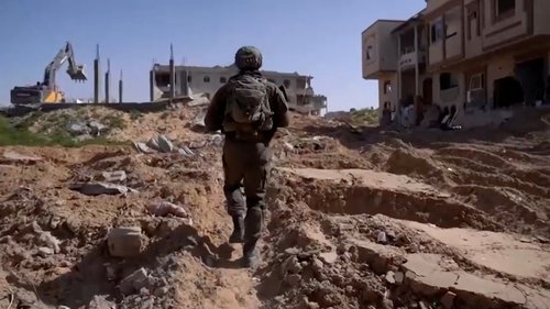 Israeli army video said to show troops in Gaza's south as military operation expands