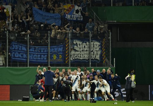 Conference League - Quarter Final - Second Leg - Rapid Vienna v Djurgarden