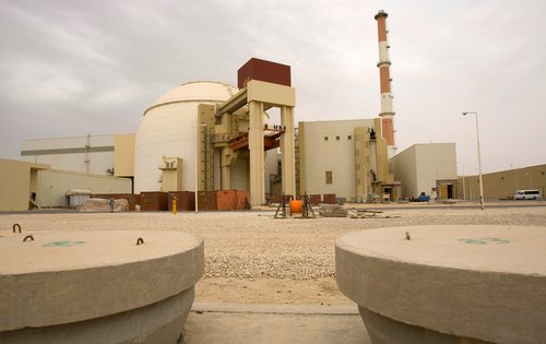 FILE PHOTO: View of the reactor at the nuclear power plant in Bushehr