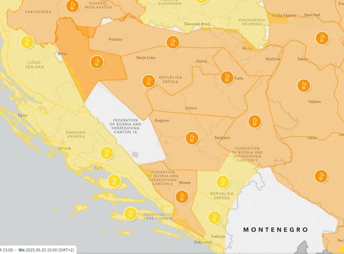 narandzasto upozorenje