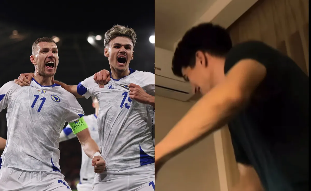 Morate vidjeti urnebesno slavlje Amara Gegića: Da ga hoće zabit' Džeko, joj nano nanice! (VIDEO)