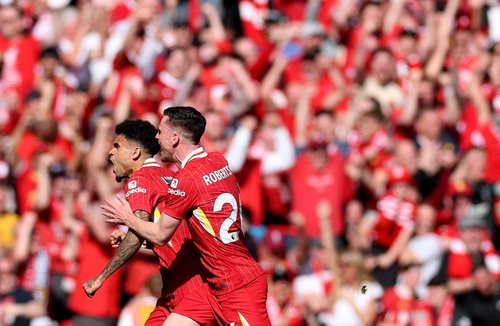 Luis DIaz Liverpool FC Andy Robertson