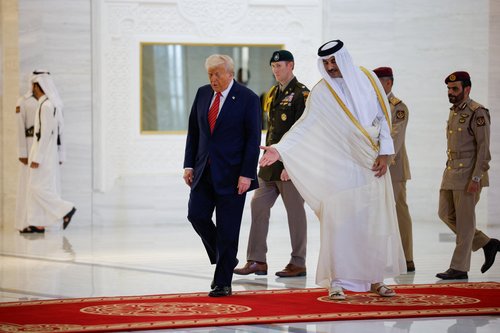 U.S. President Trump visits Qatar