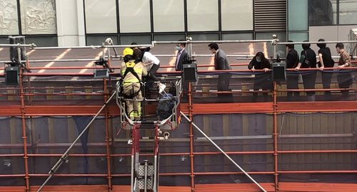 Fire breaks out at Hong Kong's World Trade Centre