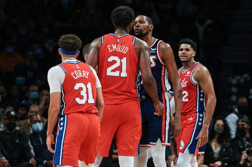 NBA: Philadelphia 76ers at Brooklyn Nets