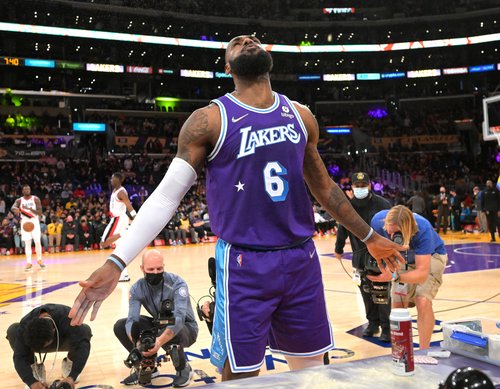 NBA: Portland Trail Blazers at Los Angeles Lakers