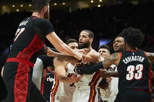 NBA: Miami Heat at Portland Trail Blazers