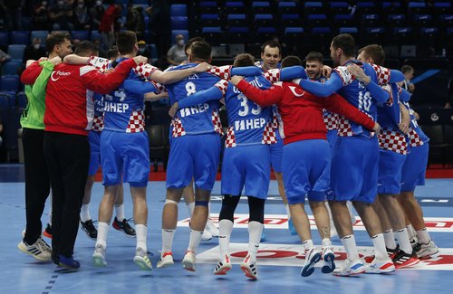 EHF 2022 Men's European Handball Championship - Group C - Ukraine v Croatia