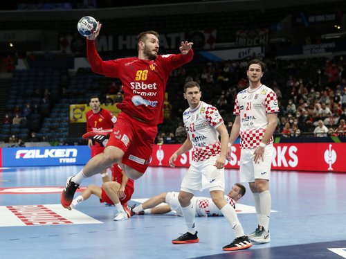 EHF 2022 Men's European Handball Championship - Main Round - Montenegro v Croatia
