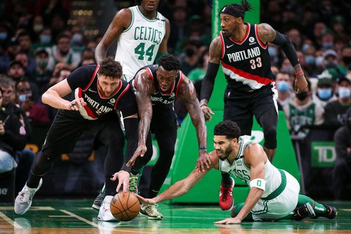 NBA: Portland Trail Blazers at Boston Celtics