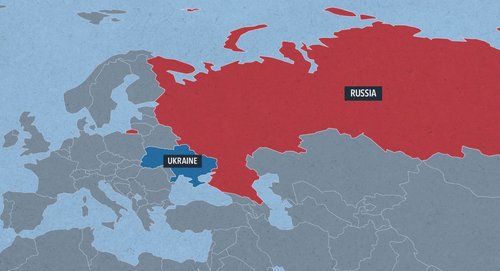 karta ukrajine rusije
