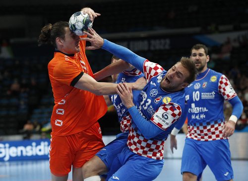 EHF 2022 Men's European Handball Championship - Main Round - Netherlands v Croatia