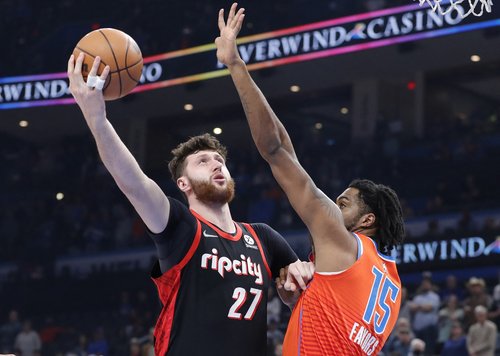 NBA: Portland Trail Blazers at Oklahoma City Thunder