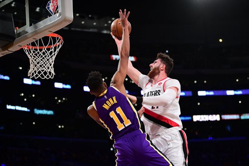 NBA: Portland Trail Blazers at Los Angeles Lakers