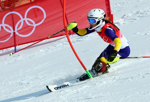 Alpine Skiing - Women's Slalom Run 1