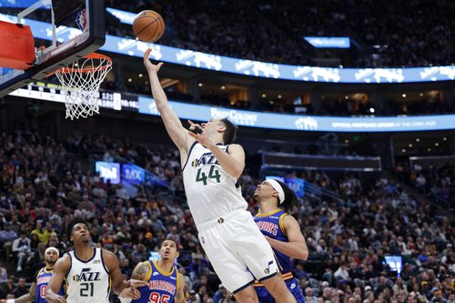 NBA: Golden State Warriors at Utah Jazz