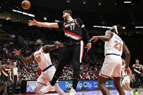 NBA: New York Knicks at Portland Trail Blazers