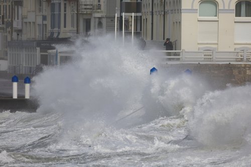 Storm Eunice in Wimereux