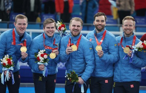 Victory Ceremony - Curling - M Gold Medal