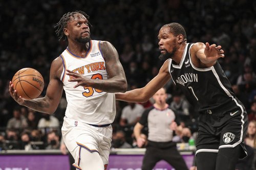 NBA: New York Knicks at Brooklyn Nets